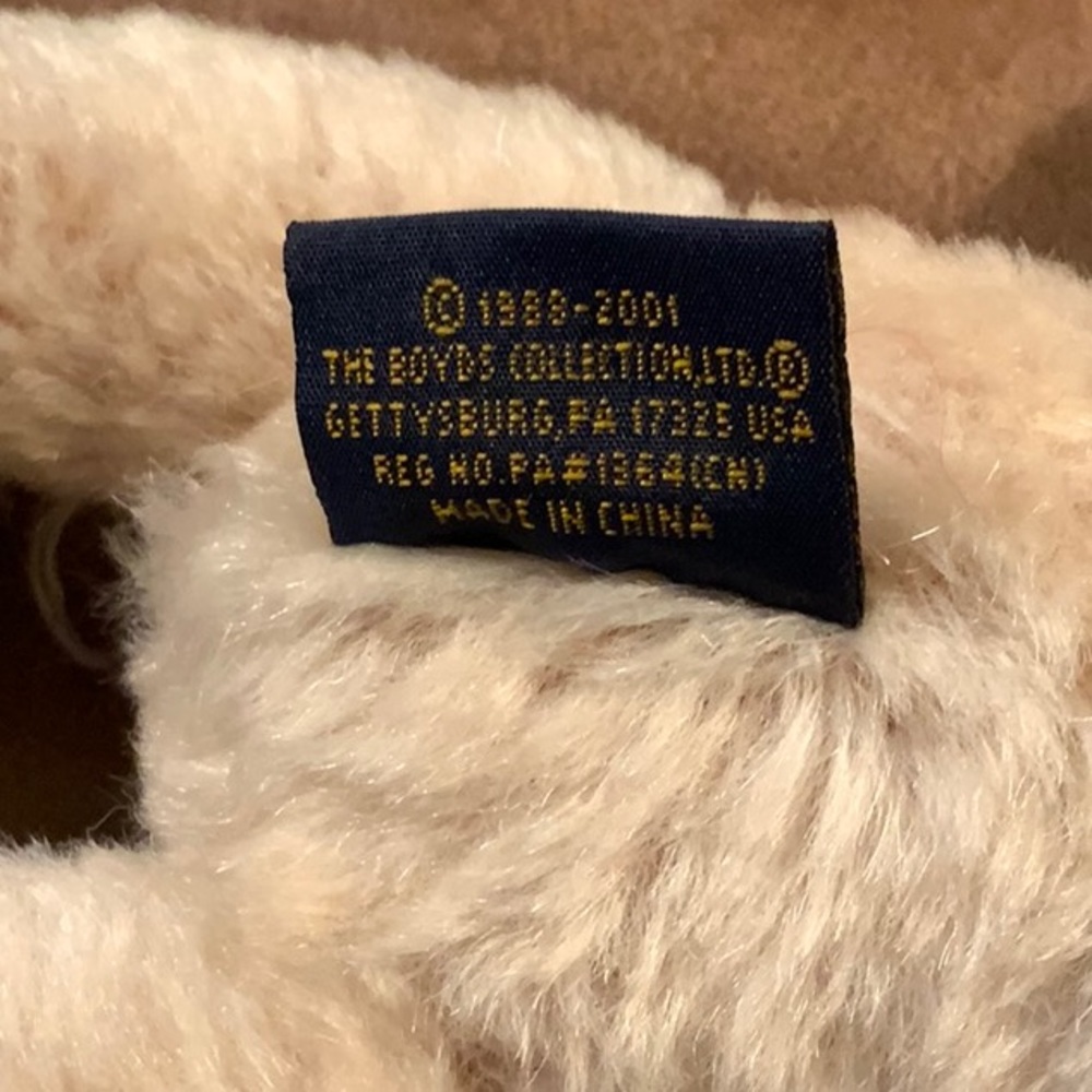 Teddy B. Bear Boyds Bears Collectors Edition Mohair Collection Vintage - Picture 8 of 10